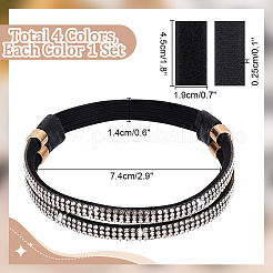 4 упаковка 4-х цветных эластичных шнурков из полиэстера&nbsp;FIND-PH0020-45