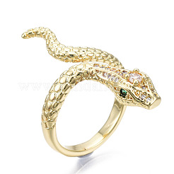 Кольцо-манжета со змеей для девочек и женщин&nbsp;RJEW-N035-047-NF