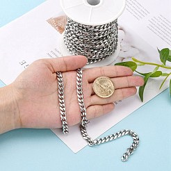 Изготовление мужских ювелирных изделий из нержавеющей стали 201 панцирные цепи&nbsp;CHS-A003B-1.8mm