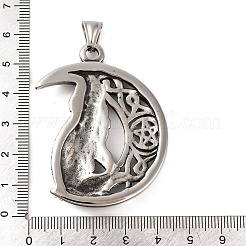 Большие подвески из хирургической нержавеющей стали 316 STAS-Z073-30AS-1