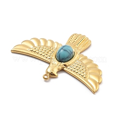 Синтетические бирюзовые подвески&nbsp;STAS-R155-053B-G