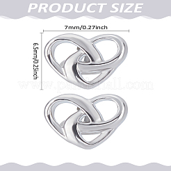 1 пара серег-гвоздиков из нержавеющей стали 304&nbsp;EJEW-LP0004-97