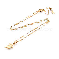 Подвески из нержавеющей стали 304&nbsp;NJEW-T018-43G