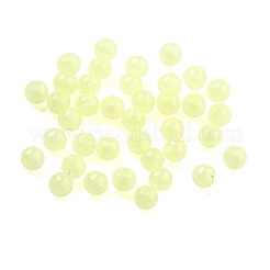 Непрозрачные светящиеся акриловые бусины&nbsp;OACR-G038-06F