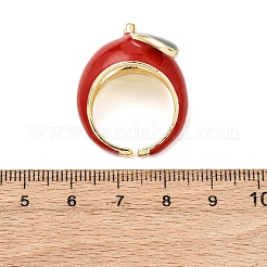 Латунные эмалевые манжеты для женщин&nbsp;LS-RJEW-B138-01G-02