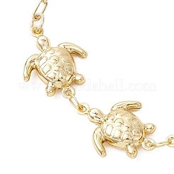 Браслеты-слайдеры из нержавеющей стали 304 в форме черепахи&nbsp;BJEW-JB13454