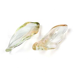 Подвески из прозрачного стекла с росписью для запекания&nbsp;DGLA-N014-02C