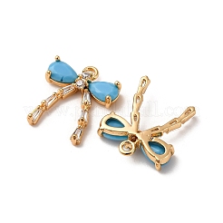 Латунные микро проложить кубического циркония подвески&nbsp;KK-Z112-36G-02