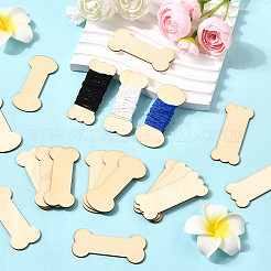 60 шт. 3-х видов деревянных досок для намотки ниток&nbsp;DIY-SC0031-10A