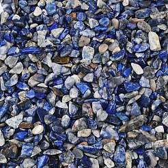 Природных лазурит чип бисер&nbsp;G-O103-21