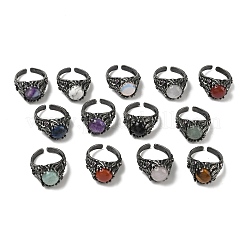 Кольца-манжеты с натуральными и синтетическими драгоценными камнями&nbsp;G-H332-14AS