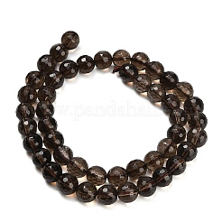 Природный дымчатый кварц нитей бисера&nbsp;G-C280-B09-8mm