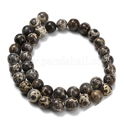 Нити бусин из натурального астроита и яшмы&nbsp;G-F814-A01-10mm