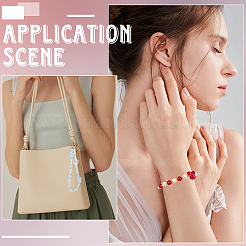 60 шт. 10-цветные прозрачные стеклянные бусины-спрей&nbsp;GLAA-SC0002-66