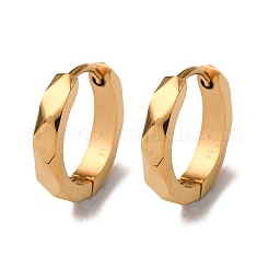 Серьги-кольца из нержавеющей стали 304&nbsp;EJEW-D331-10G