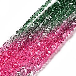 Прозрачные стеклянные бусины&nbsp;GLAA-H023-02J