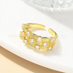 Кольца крест-накрест из нержавеющей стали 304&nbsp;RJEW-B109-08G-01