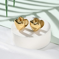 Серьги-кольца из нержавеющей стали 304 с ионным покрытием (IP)&nbsp;EJEW-C124-01D-G