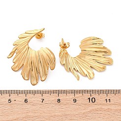 Серьги-гвоздики из нержавеющей стали 304 для женщин&nbsp;EJEW-K306-11G