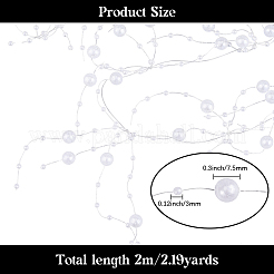1 шт. пластиковая жемчужина&nbsp;OCOR-GF0004-43B
