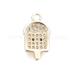 Латунные микро проложить кубического циркония подвески&nbsp;ZIRC-F102-03