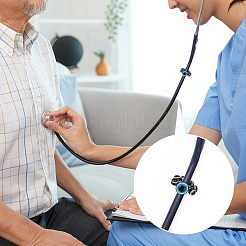 8 шт. 4 стиля сглаза смоляной стетоскоп подвеска украшения&nbsp;HJEW-OC00263