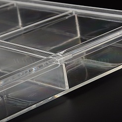 Rectangle Shaped пластиковые украшения из бисера контейнеры&nbsp;LS-OBOX-O002-03