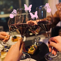 24 шт. 2 стиля акриловых подвесок для бокалов вина&nbsp;AJEW-SC0031-68