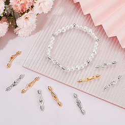 10 сумка 2 цвета латунные застежки-крючки и S-образные застежки&nbsp;KK-BBC0022-72