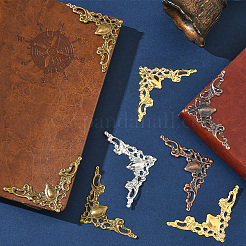 120 шт. 4-х цветные железные филигранные соединители&nbsp;FIND-SC0017-14