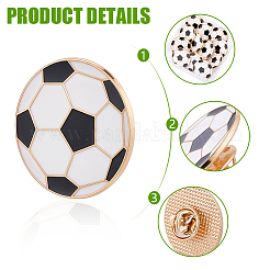 12 шт. эмалированные булавки&nbsp;JEWB-CP0001-40