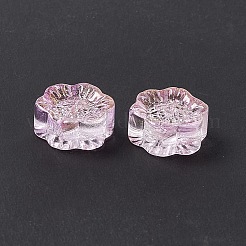 Гальваническим стеклянные бусины&nbsp;GLAA-G090-01E