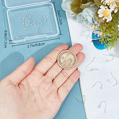 10 пара 5 стиля 925 крючка для сережек из стерлингового серебра&nbsp;STER-BBC0006-08