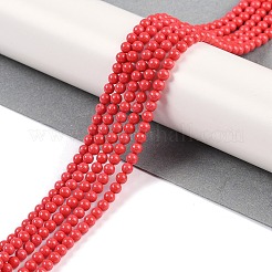 Синтетических нитей бирюзовые бусы&nbsp;G-U004-02H