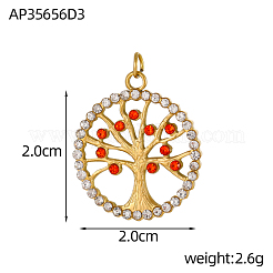 Подвески из нержавеющей стали 304 с микропаве из кубического циркония&nbsp;STAS-OY005-96G