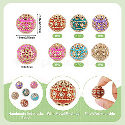 Индонезийские бусины ручной работы&nbsp;IPDL-TA0001-03B-03