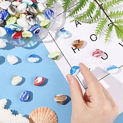 20шт ручной работы бусины лэмпворк&nbsp;LAMP-YW0001-61A