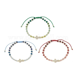 Браслеты из окрашенного натурального малазийского нефрита в форме ронделей&nbsp;BJEW-JB13395