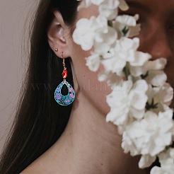 24 шт. 12 шт. филигранные подвески из нержавеющей стали 201&nbsp;STAS-SZ0001-78