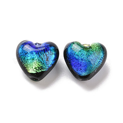 Бусины ручной работы бусины серебряной фольгой&nbsp;FOIL-G029-01A