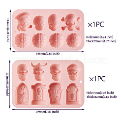 2 шт. 2 стиля пищевые силиконовые Молды&nbsp;SIL-TA0002-17