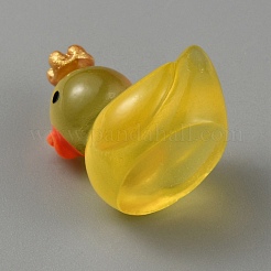 Светящаяся смола корона утка украшения RESI-SZC0003-07F