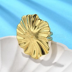 Кольца-манжеты из листовой латуни для женщин&nbsp;RJEW-C123-05G