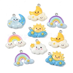 Подвески из непрозрачной смолы&nbsp;RESI-D016-06