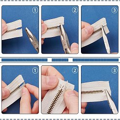 Бегунки молнии из цинкового сплава и молния в верхней части заглушки&nbsp;FIND-PH0021-82