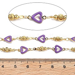 Латунные сердечные цепи&nbsp;KK-D368-03G-G