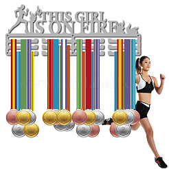 Модная железная вешалка для медалей&nbsp;ODIS-WH0023-077