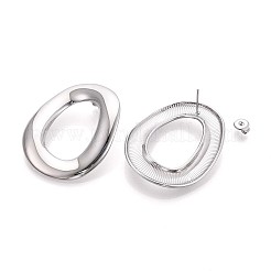 Серьги-гвоздики из нержавеющей стали 304 для женщин&nbsp;EJEW-N059-13P