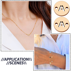 Подвески-соединители из настоящей латуни с покрытием из 14 карата золота&nbsp;KK-TAC0017-04G-03