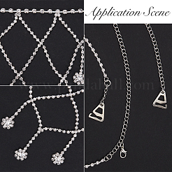 2 шт. железный стразы сексуальный плечевой бюстгальтер цепочка для тела&nbsp;FIND-GF0006-74A